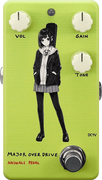 Animals Pedal Custom Illustration 010 Major Overdrive